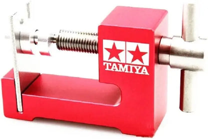 Aluminum Alloy 4WD Tire Installer Large/Small Bearing Top Rail Tyre Wheel Mounting Device Tool for RC Tamiya Mini 4WD RacingCar