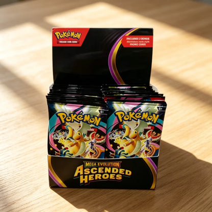 Pokémon TCG: Mega Evolution-Pitch Black Booster Display Box CHAOS RISINC Ascended Heroes Phantasmal Flames TCG Trading Cards Set