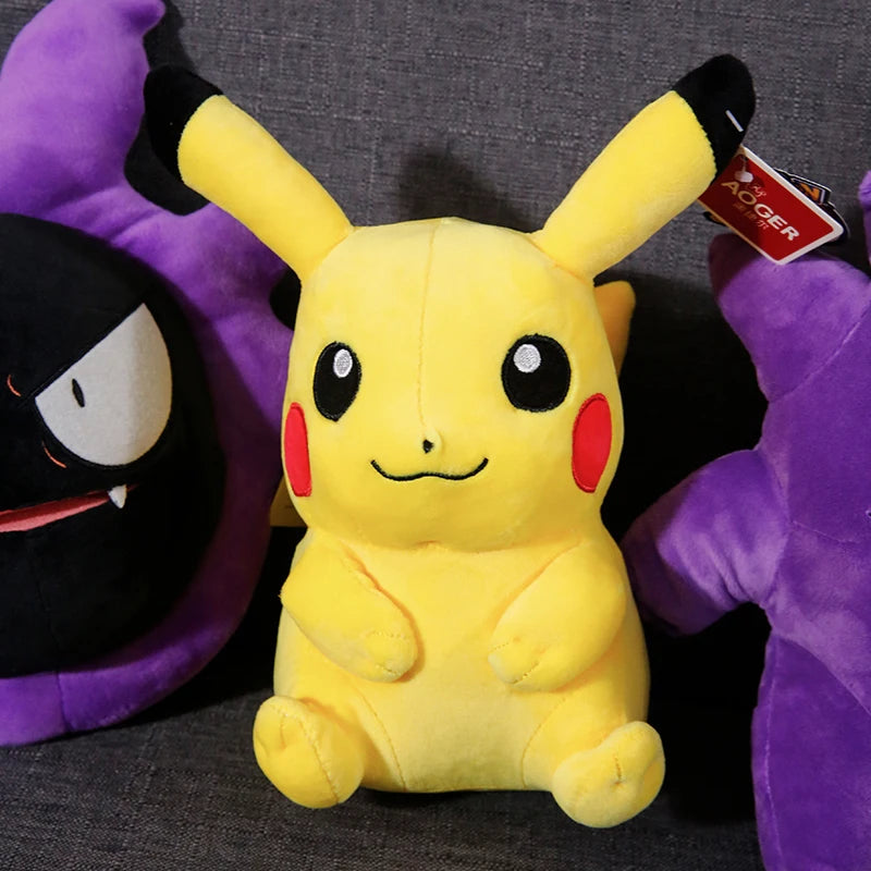 Newest Pokemon Collection Plush Kawaii Pikauchu Scorbunny Sprigatito Gengar Stuffed Doll Charizard Lapras Xmas Toys Gifts