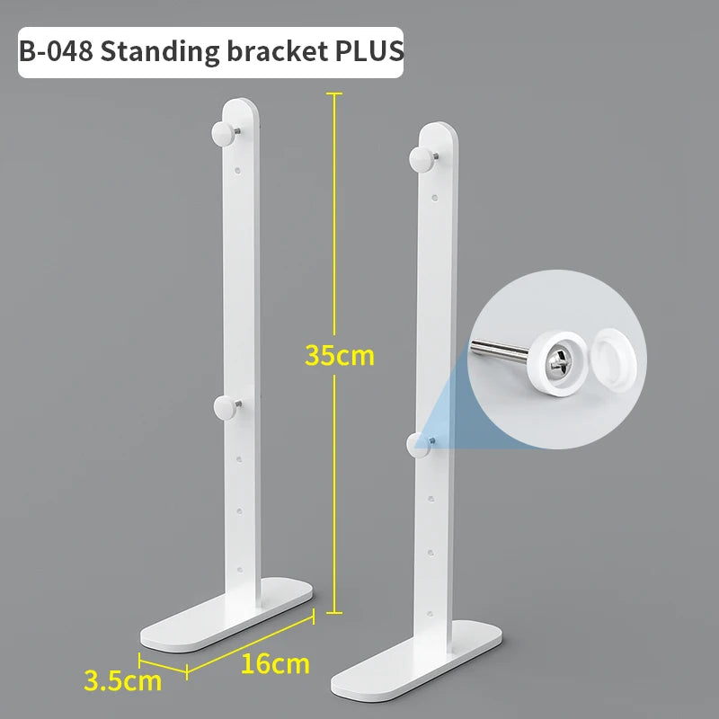 Home Furniture Storage Pegboard: Desktop Standing Height-Adjustable Storage Rack, Also for Displaying Decorative Figurines