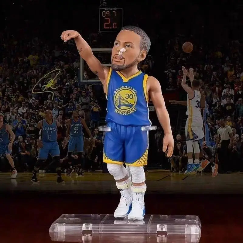 Basketball superstar James Curry Harden figure model statue ornament doll boy gift
