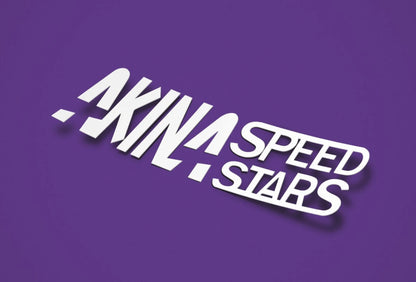 Akina Speed Stars, Initial D Racing Team Replica Vinyl Sticker Decal - JDM Drifting Car Accessories