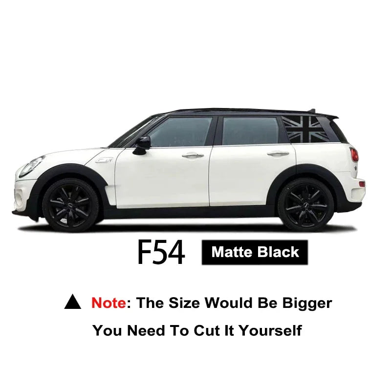 Car Decoration Vinyl Window Sticker Union Jack DIY Decal For MINI Cooper R60 R56 F56 F55 F57 F60 F54 Auto Styling Accessories