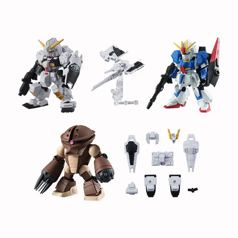Bandai Gashapon Original Mobile Suit Ensemble (MSE) Gundam RX-78-2 Strike Hi-Nu Wing Astray ZZ Barbatos Assemble Model Kit