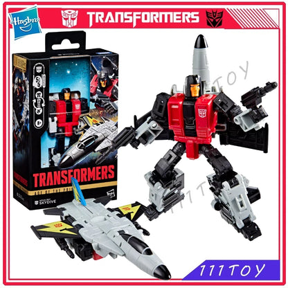 In Stock Hasbro Transformers Classic Toys Age Of The Primes Deluxe Class Skydive Action Figure Robot Toy Collect Gifts Hobbies