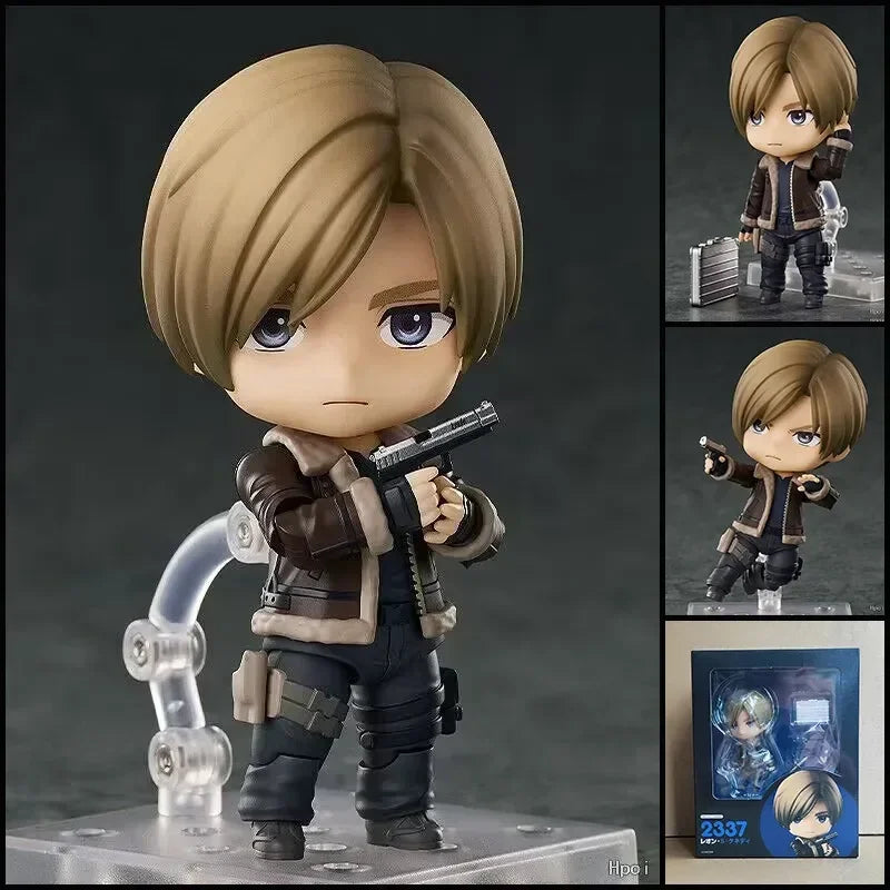 Resident Evil Nendoroid Figure Set Ada Wong Leon S. Kennedy #2761 #2337 Swappable Faces Movable Joints Anime Toys Gifts For Fans