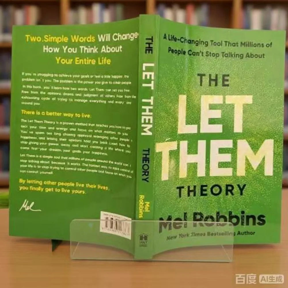 The Let Them Theory Mel Robbins NYT Bestseller English Paperback Boundaries Mental Health Self Help Free Shipping