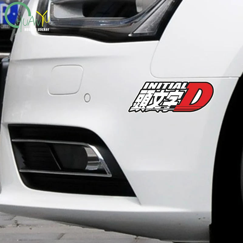 Wan'an Locomotive Head Text D Chicheng JDM Team Reflective Body Decoration Scratches Motorcycle Electric Car Sticker Drawing