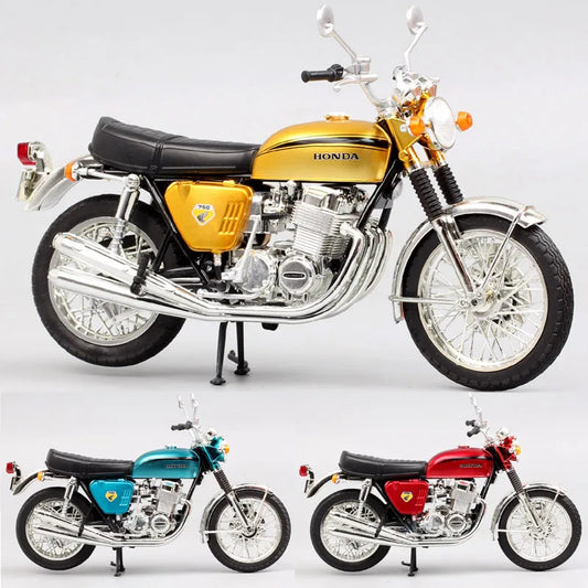 1/12 Scale Automaxx Classic Dream CB750 Four 1969 Motorcycle Diecasts & Toy Vehicles Bike Model Collectible Joycity Gold