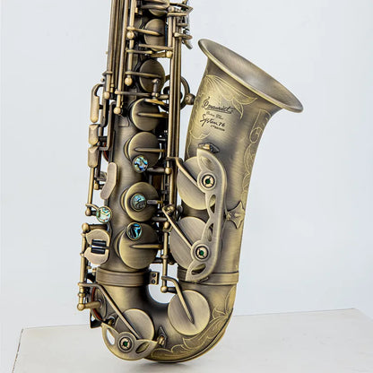 P.Mauriat 76 Alto Saxophone Antique Copper Plated E-flat Professional Musical Instrument With Mouthpiece Reed Neck Free Shippin