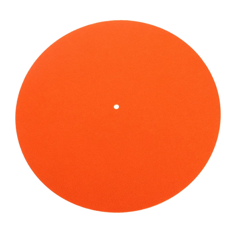 (BBQ4)1PC Slip Mat Felt Turntable Platter Mat For LP Vinyl Record Audio Replacement DIY Accessory Audiophile Thick Turntable Mat