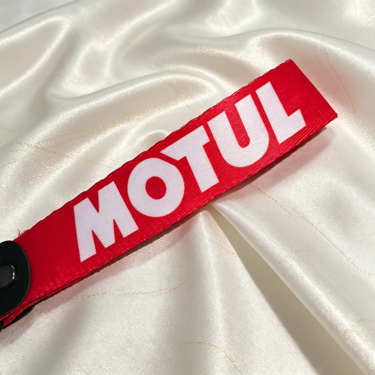 Motul Keychain Forged Metal on Leather Motorcycle Key Chain for Yamaha Suzuki Honda Kawasaki Ktm