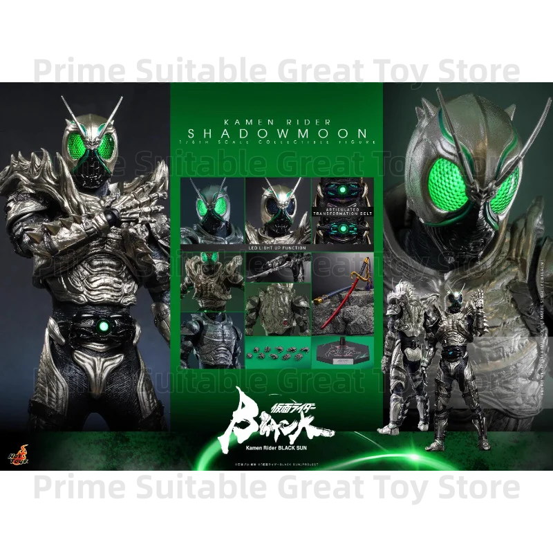 【In Stock】HOTTOYS HT 1/6 Kamen Rider TMS100 Black Sun TMS101 Shadowmoon TMS106 Battle Hopper Motorcycle Gift&Collection