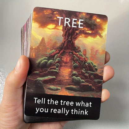 56 Card Telepathy Oracle Cards, for Clarity and Divination, with a Meaningful English Version, Designed for Meditation and Spiri