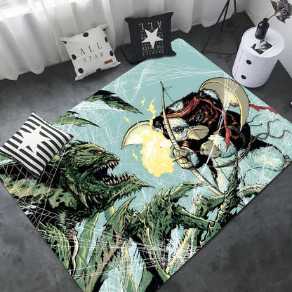 BEAST KINGDOM HN Movie Gremlins Floor Mat Rectangle Anti-slip Home Soft Badmat Front Door Indoor Outdoor Mat Welcome Doormat