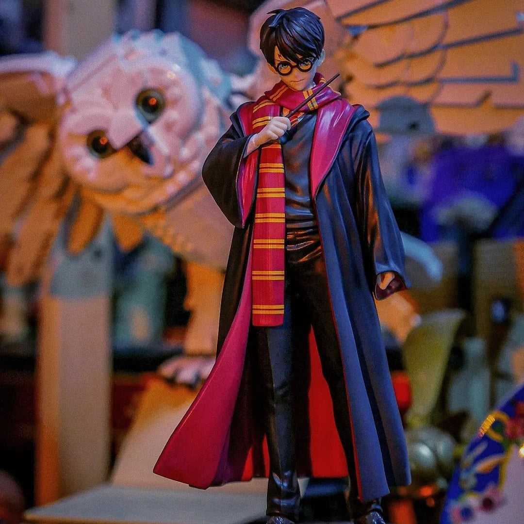 GONG Harry Potter Magic Era Malfoy Snape Harry Potter Ron Weasley Hermione Granger Action Figurine Collection Gift Desktop Decor