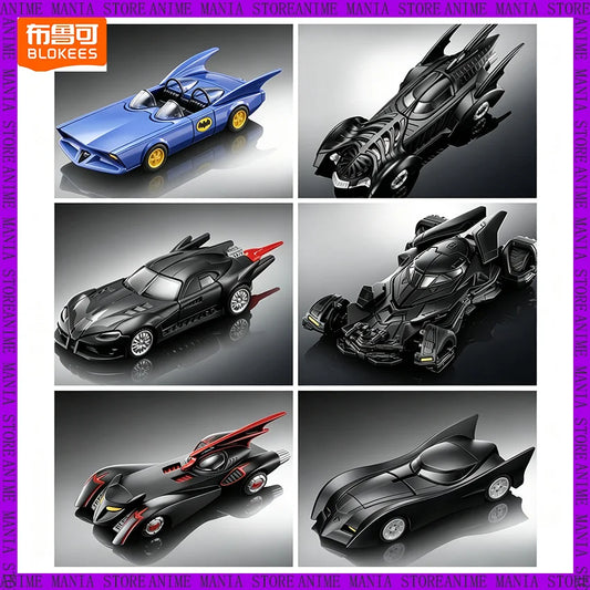 New In Stock Blokees DC Batman Building Block Car E03 Dawn Of Daybreak Snap Fit Model Kit PVC Action Figure Collectible Toy Gift