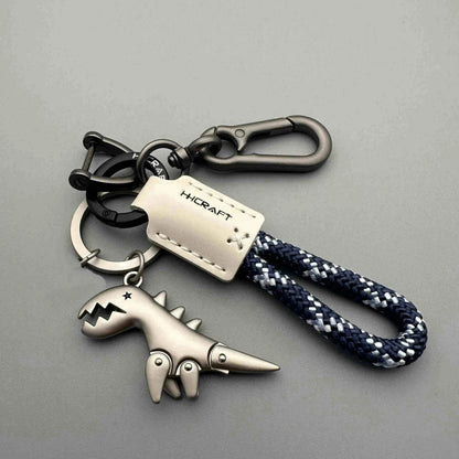 Car Keychains and Motorcycle Decorative Accessories, Woven Rope Metal Keychains, Handbag Pendants, Small Gifts For Backpack