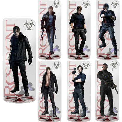 New Resident Evil Requiem Leon Scott Kennedy Grace Ashcroft 15CM Acrylic Stand keychain Figure Desk Decor Collect gifts