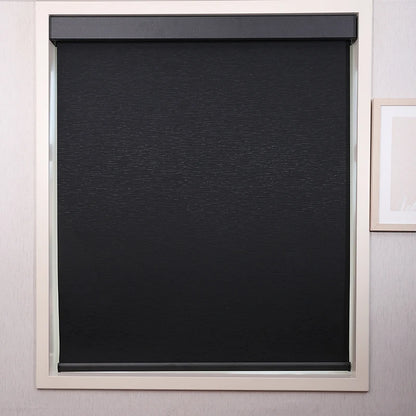 SmartMatters Blackout Roller Shades for Windows Cordless Motorized Blinds, Bedroom, Tuya Zigbee Alexa Google Matter Compatible
