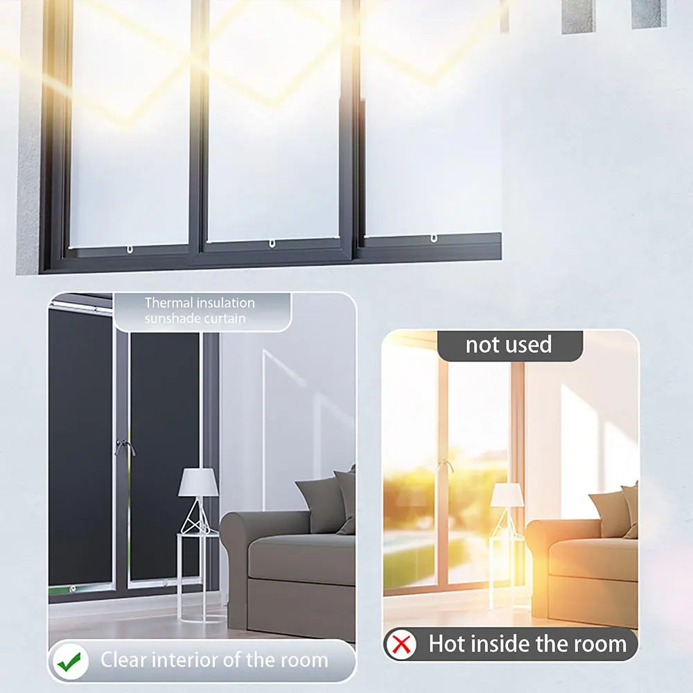 Roller Window Store Without Drill Blinds Home Decor Items Decoration Blind Blackout Day Night Drilling Rolling Outdoor Shutter