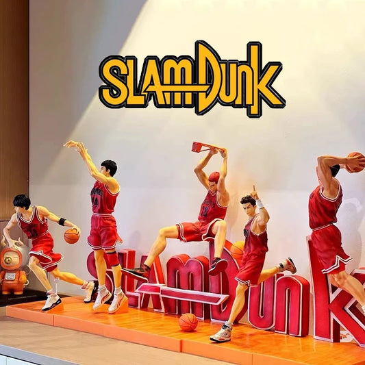 Slam Dunk Sakuragi Hanamichi Anime Action Figures Rukawa Kaede Akagi Takenori Mitsui Hisashi Figurine Anime Pvc Model Toys Gifts