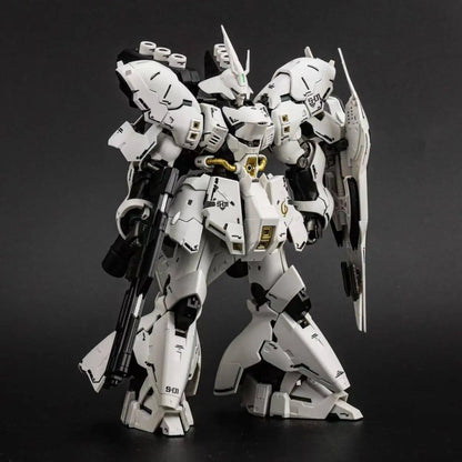 RG MSN-04 White Version Series Action Figure Mecha Warrior High Detail Detachable Parts Assembly Model Toy Collectible Boy Gifts