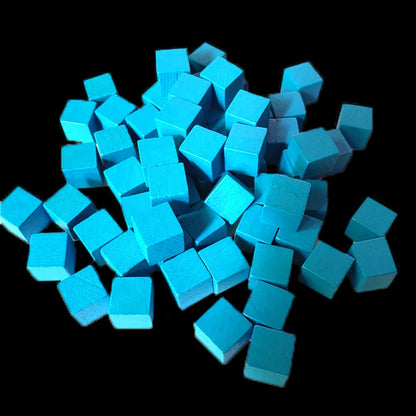 100Pcs/lots 14colors 10mm Cube Wood Cubes Colorful Dice Chess Pieces Right Angle For Token Puzzle Board Games Early Education