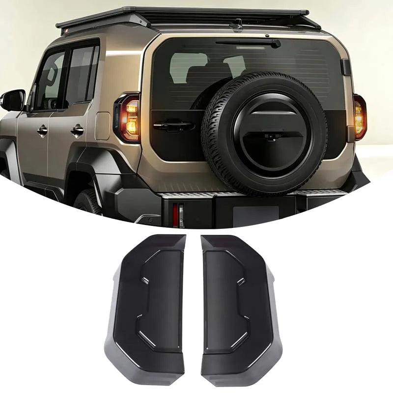 ABS rear lampshade, smoked shell protective cover, automotive exterior accessories Used for Toyota Land Cruiser FJ 2026 2027