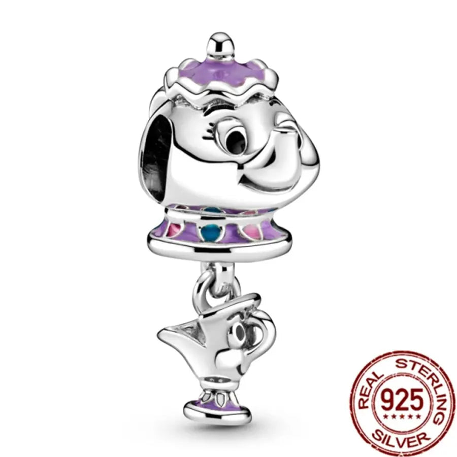 Hot selling 925 sterling silver Disney cartoon wizard charm bead pendant, suitable for original DIY bracelet, women's birthday