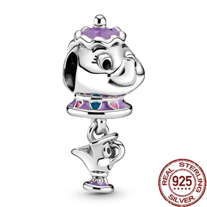 Hot selling 925 sterling silver Disney cartoon wizard charm bead pendant, suitable for original DIY bracelet, women's birthday