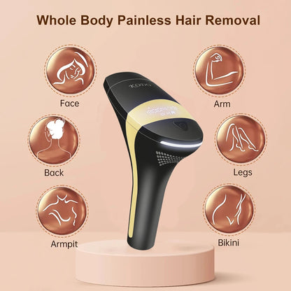 KODO 2026 New Laser Hair Removal Dropshipping Hot Sell Laser Epilator Permanent IPL Painless Photoepilator Bikini Face and Body