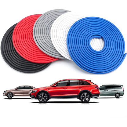 Car Door Edge Scratch Protector with Steel Disc Bumper Trim Edge Scratch Protector Strip Sealing Guard Styling Protector Decor