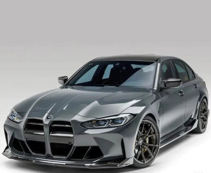 For BMW M3 G80 M4 G82 2021-2023 Car Front Bumper Lower Lip Part Splitters Front Blade Body Kit Guard Protector Cover Accessories