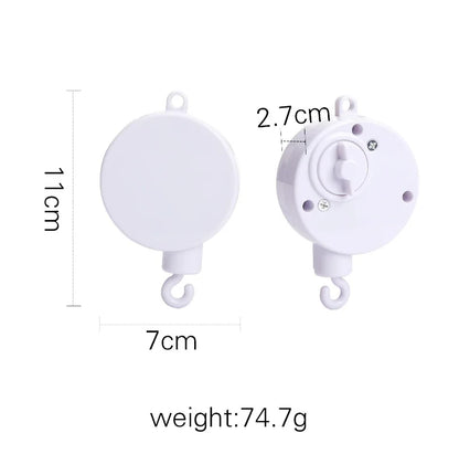 Let's Make Baby Rattle Toy 0-12 Months Wooden Mobile Newborn Music Box Bed Bell Hanging Toys Holder Bracket Infant Crib Toy Gift