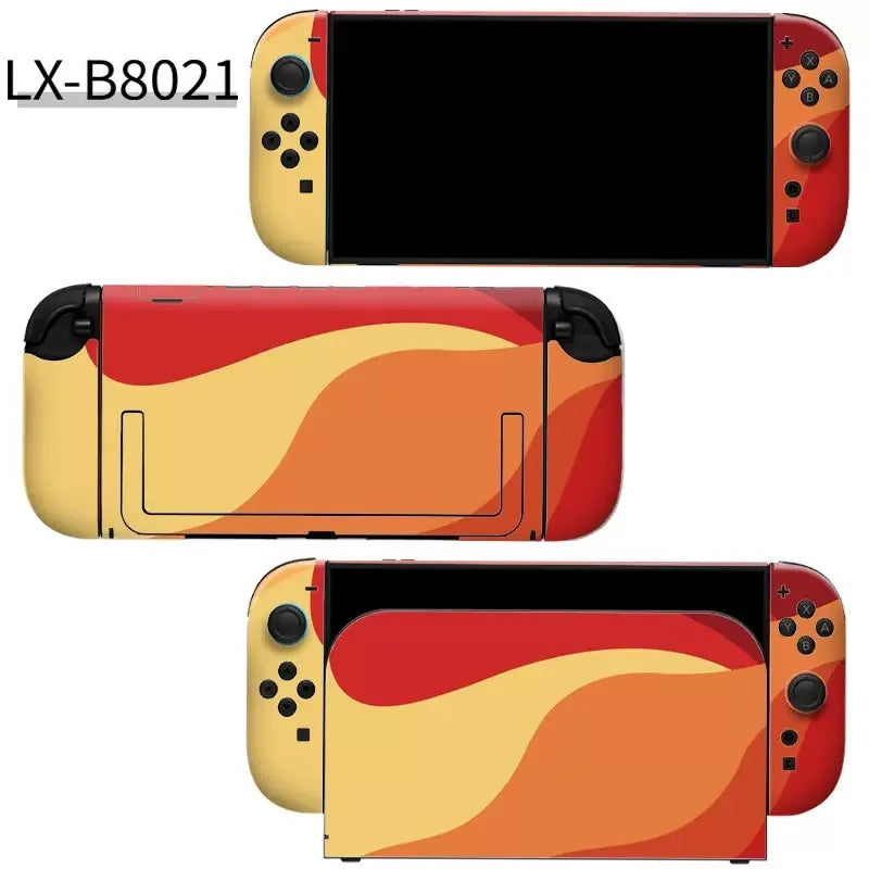 Colorful Sticker Skin for Nintendo Switch 2 NS Console Dock Charger Stand Holder Joy-con Controller Vinyl