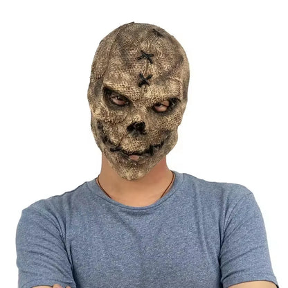 Halloween Horror Killer Skull Mask Cosplay Scary Skeleton Haunted House Outdoor Bar Latex Helmet Halloween Party Costume Props
