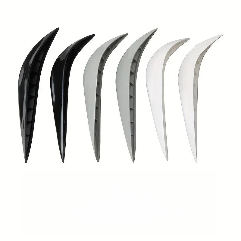 2/4PCS Universal Front Rear Bumper Corner Protector Guard Car Anti-collision Protection Decoration Strip Car Protect Accessories