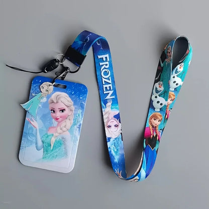 Disney 2D Licensed Product - Princess Adjustable ID Badge Holder Lanyard, for Office and Student Use.