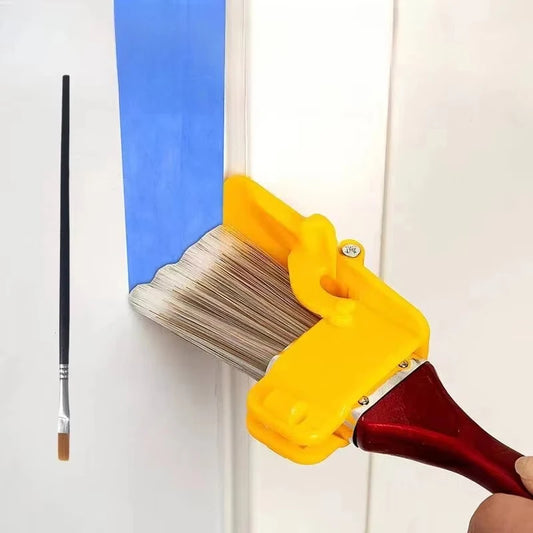 Professional Corner Paint Brush for Walls & Ceilings - Handheld Paint Tool With Clean Cut Latex Paint Ideal For Indoor Outdoors