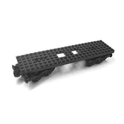 MOC Train Carriage Model, Rail Transport Vehicle, Coal Transport Vehicle, Rail Lift Pole Indicator Light, Train Accessories