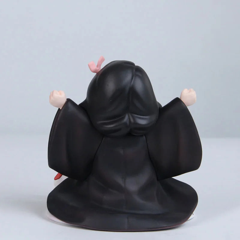 11cm Anime Demon Slayer Kamado Nezuko Figures Sitting Posture Model Toy Desktop Ornament Display Collectible Periphery Fun Gifts