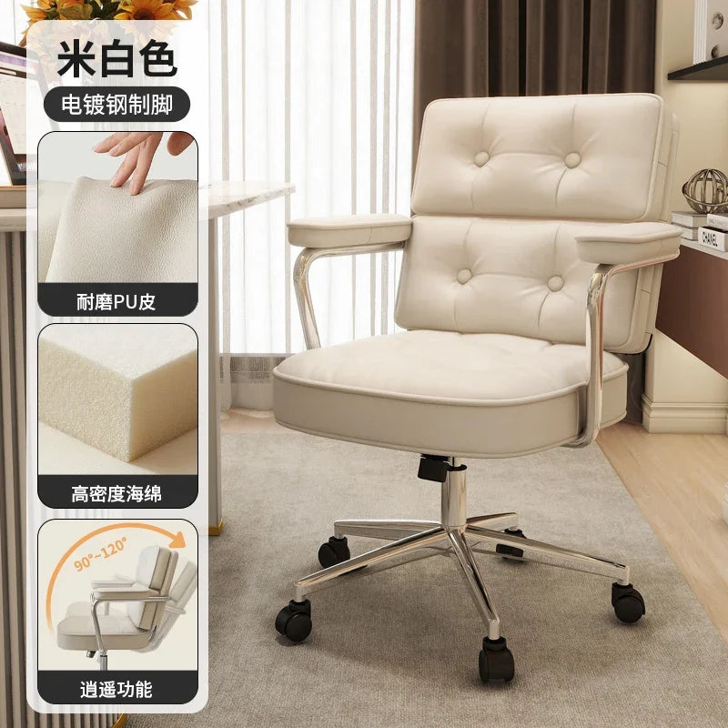 Mobile Trendy Office Chair Swivel Nordic Simple Modern Game Chair Personalized Portable Chaise De Bureaux Office Furniture