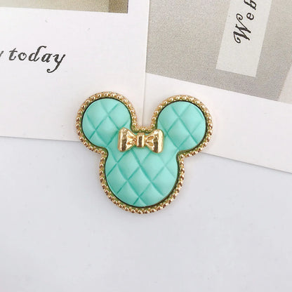 New spray paint Cartoon Doll diy ornament accessories candy color phone case beauty material hole shoes