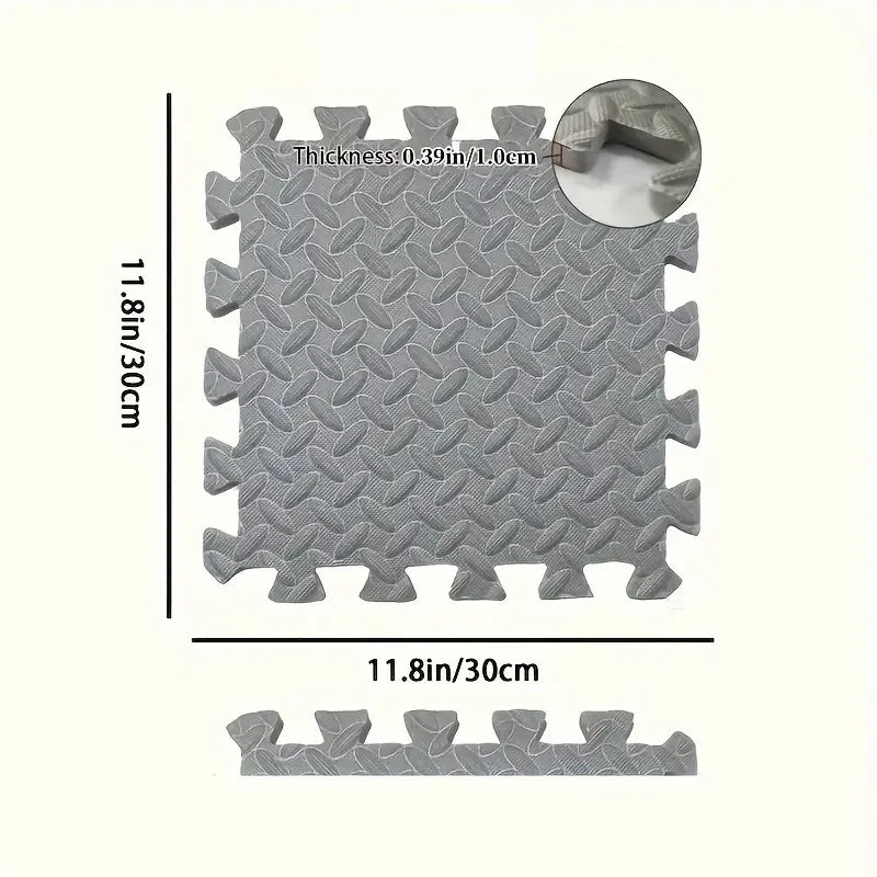 4/8/16PCS Interlocking EVA Foam Floor Mats Anti-Slip Protective Tiles for Home Gym Garage Workout Flooring Pad