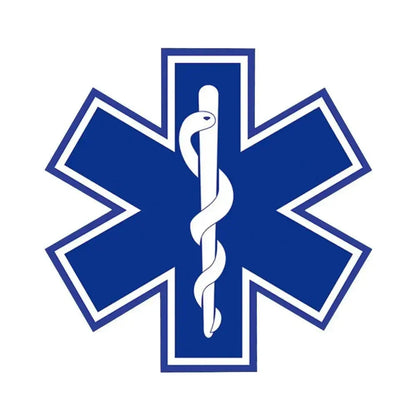 Car Stickers Amusing STAR OF LIFE Car Sticker Reflective The Tail of The Car Decal Decorative Accessories Creative Sunscreen
