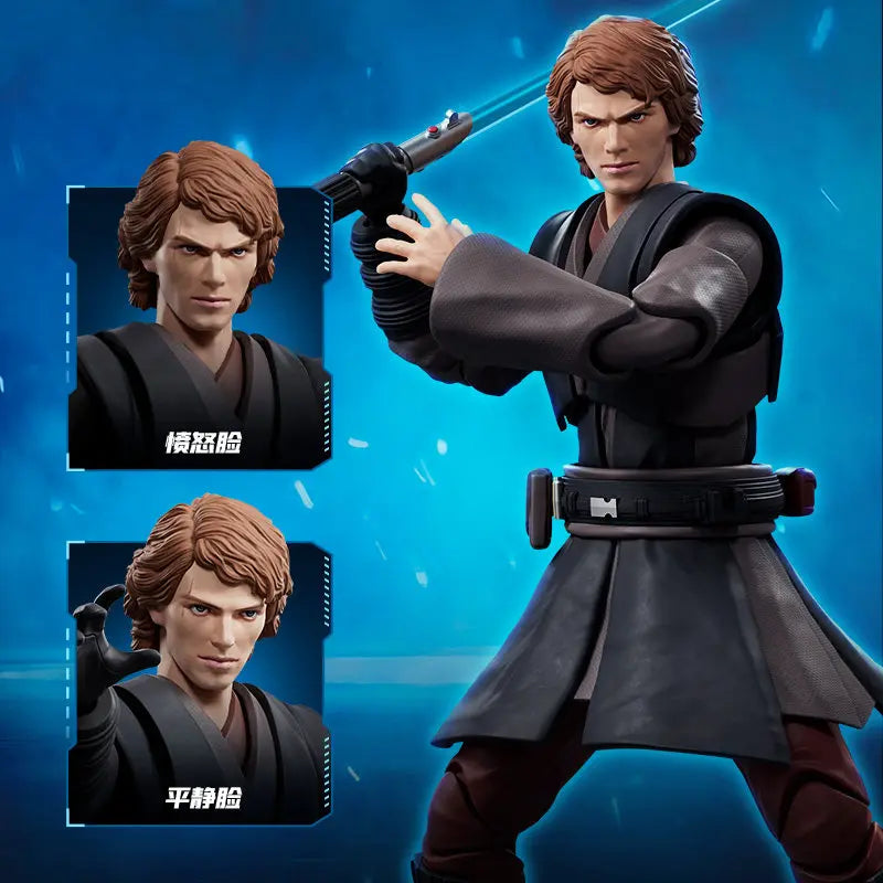Genuine Blokees Star Wars Action Figure Anakin Skywalker Toys Clone Trooper Assembly Model Kit Champion Class The Mandalorian