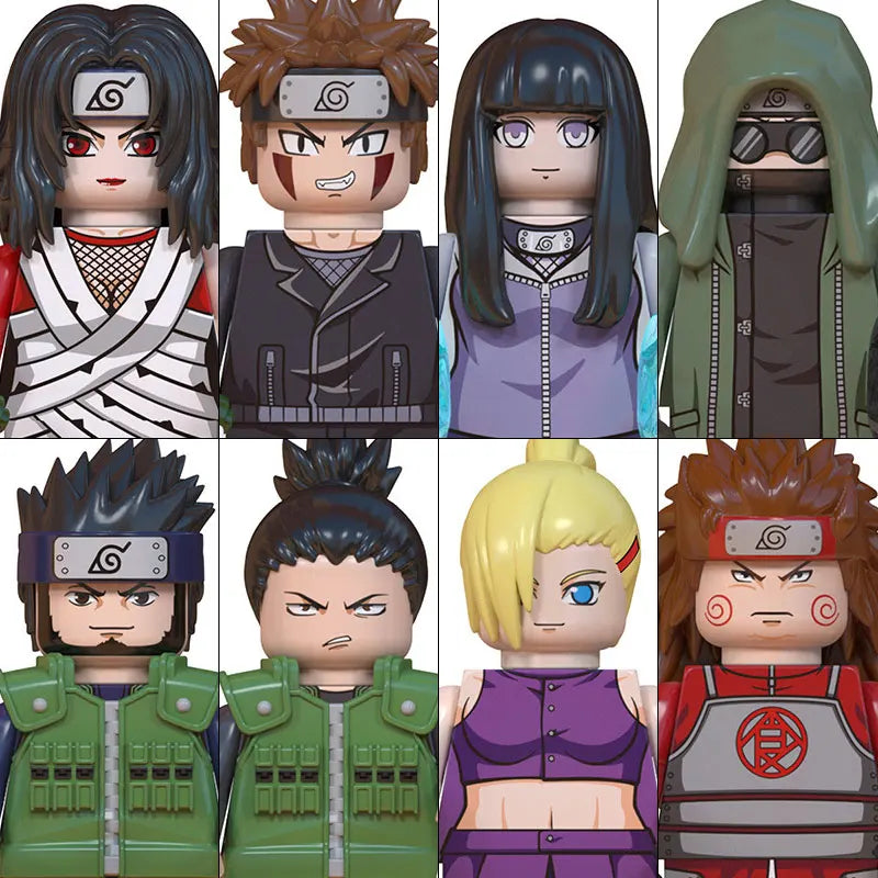 WM6152 Naruto Building Blocks Ootutuki Momoshiki Mitsuki Gaara Namikaze Minato Tobirama Action Figure Accessories For Kids