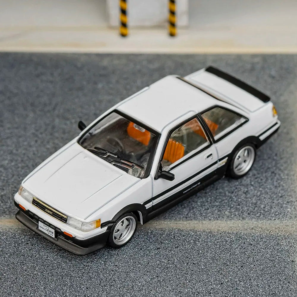 DCT 1/64 AE86 Model Car Classical Vehicle Diecast Toy Collection Car Station Vehicle with Display Box for Adults