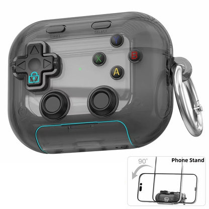 for AirPods Pro 3/Pro 2/Pro/4 Case with Secure Lock Cute 3D Game Player Design Protective Earphone Case Cover for AirPods 4/Pro3